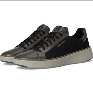 Cole Haan GrandPro TopSpin Sneakers Black suede & Gray leather limited edition